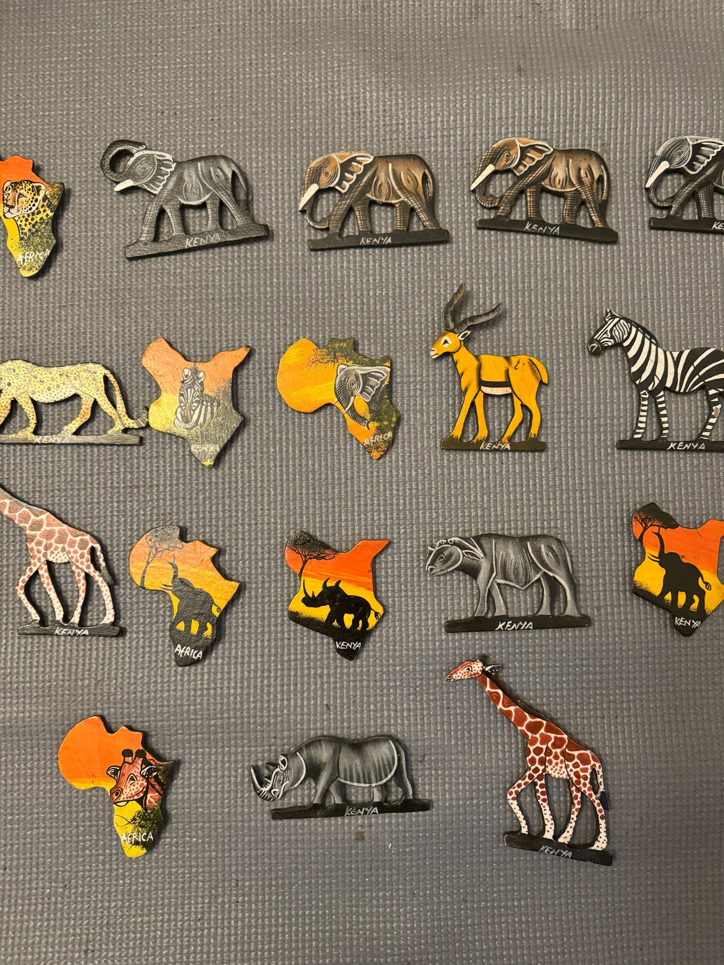 Fridge Magnet/Handmade Fridge Magnet/Africa Fridge Magnet/Safari Fridge Magnet/Two Pair OF Magnet.